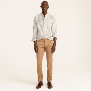 J.Crew Mens 484 Slim-fit Stretch Chino Pants in River Brown Size‎ 35x32